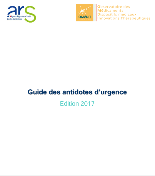 Guide des antidotes d’urgence    Edition 2017